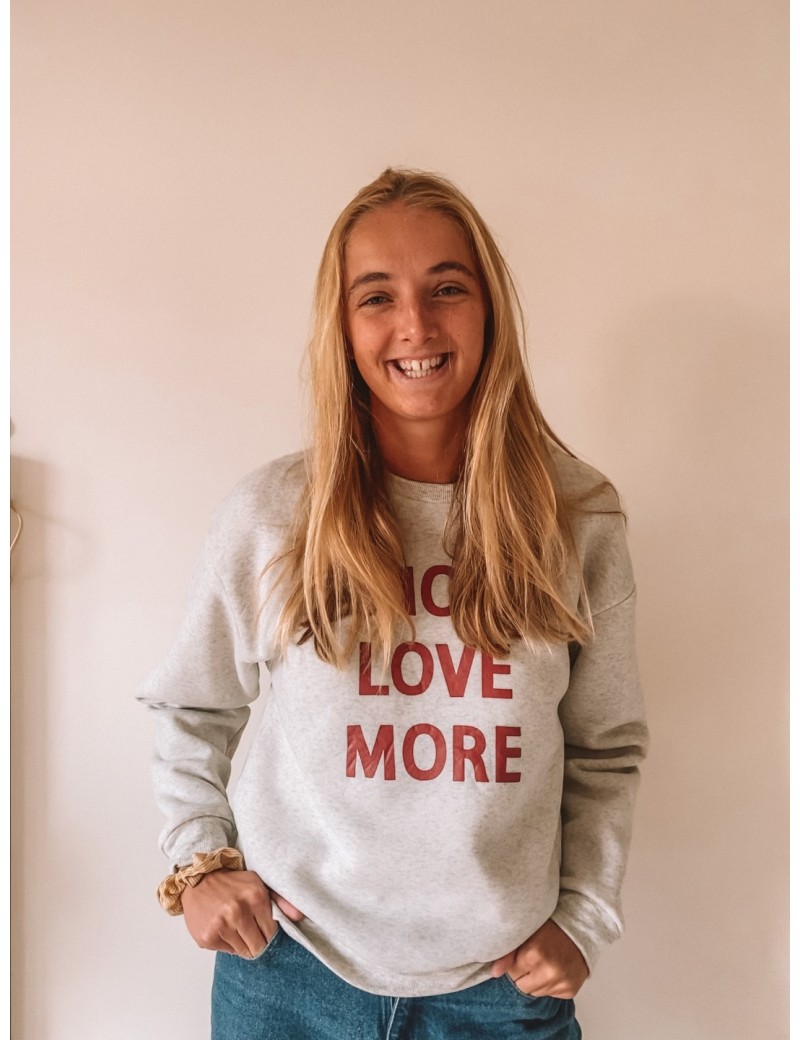 Sweatshirt gris  LOVE