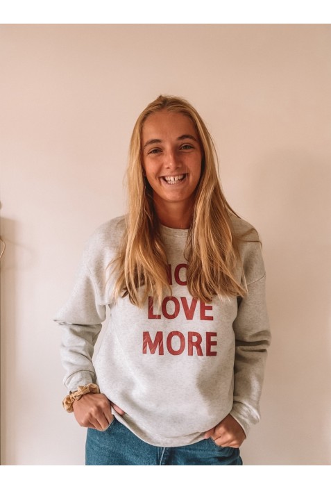 Sweatshirt gris  LOVE