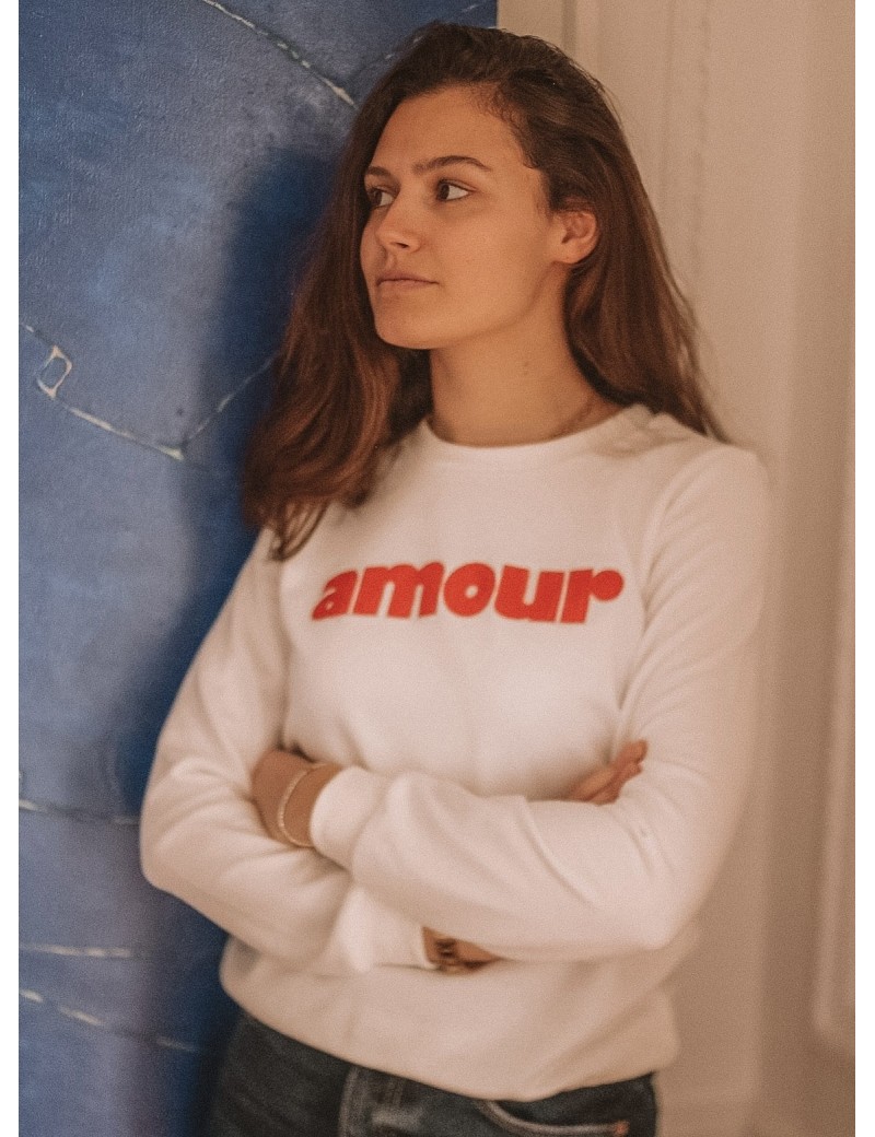 Sweatshirt AMOUR BLANC