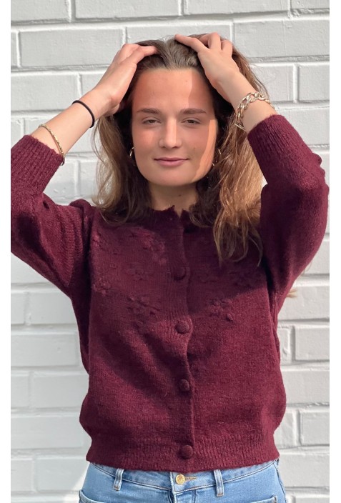 Cardigan SCARLET bordeaux Cardigan SCARLET bordeaux